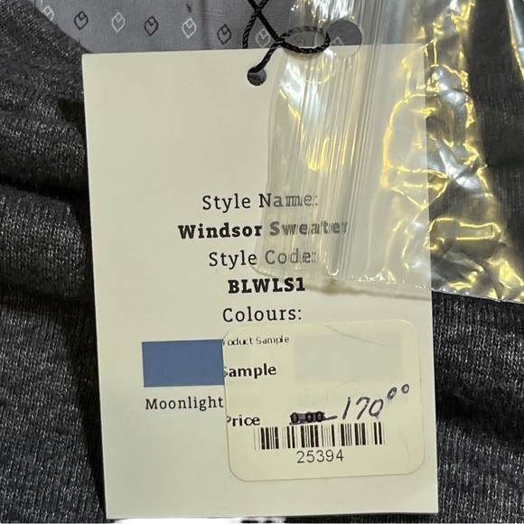 Tilley Windsor Sweater BLWS1 Wanderer Collection Blue Size Med - Picture 8 of 10